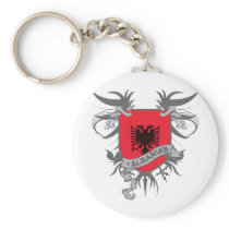 Albania Shield 3 Keychains