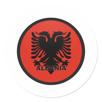 Albania Round Stickers by FlagStore