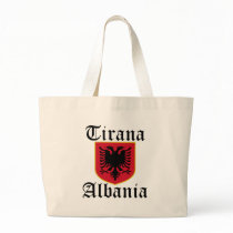 Albania Tirana Coat of Arms Tote Bags
