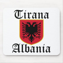 Albania Tirana Coat of Arms Mouse Pads