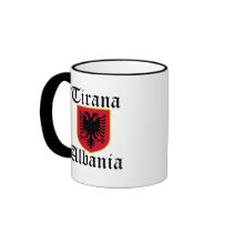 Albania Tirana Coat of Arms Coffee Mugs