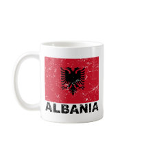 Albania Vintage Flag Mug