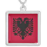 Albanian Flag Necklace