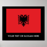 Albanian Flag posters