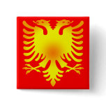 Albanian Golden Eagle Flag Pin