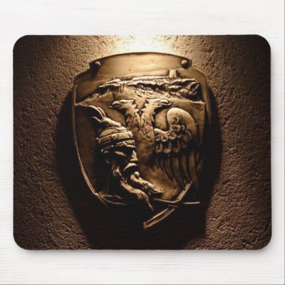 Albanian Shield Mouse Pad by Famous_Designs