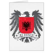 albaniashield greeting card
