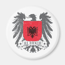 albaniashield fridge magnets