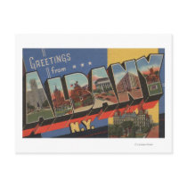 Albany, New York - Large Letter Scenes Post Card