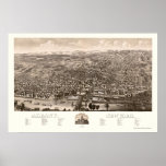 Albany, NY Panoramic Map - 1879 Poster