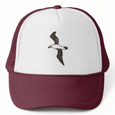albatross trucker hat by prawny