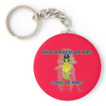 Albert Alien Tee keychains