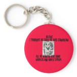 Albert Alien Tee keychains