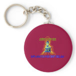 Albert Alien Tee keychains