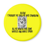 Albert Alien Tee magnets