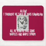Albert Alien Tee mousepads