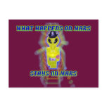 Albert Alien Tee postcards
