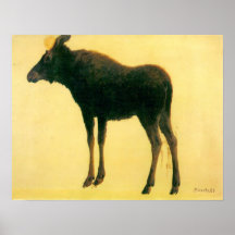 Albert Bierstadt-Elk Poster