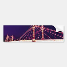 Albert Bridge London Bumper Sticker