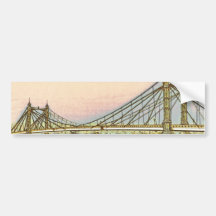Albert Bridge London Bumper Sticker