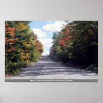 Albert County backroads, New Brunswick, Canada Posters
