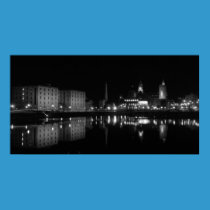 Albert dock B&amp;W posters