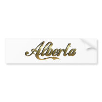 Alberta bumper sticker