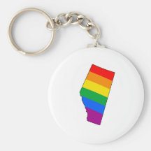 ALBERTA PRIDE KEYCHAIN