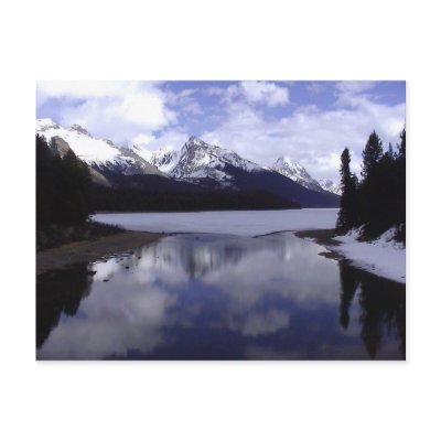 Alberta Rockies, Canada Post Card by Barnabas7
