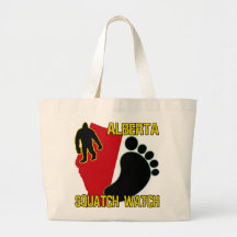 Alberta Squatch Watch Canvas Bag