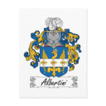 Albertini Family Crest Post Card