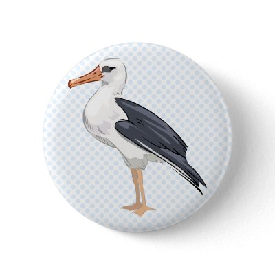 Alberto Albatross Pins by BisforBirds
