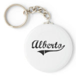 Alberto Classic Style Name keychains