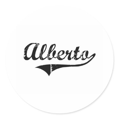 Alberto Classic Style Name by nameshirt