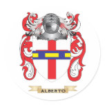Alberto Coat of Arms (Family Crest) stickers