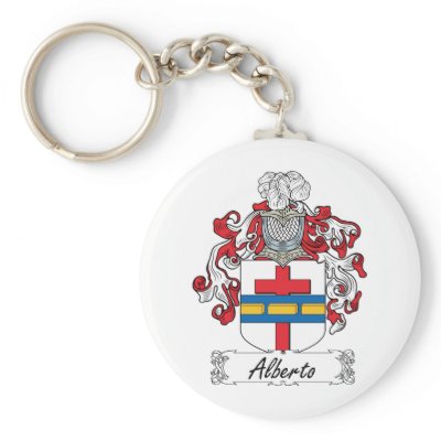 Alberto Family Crest Key Chain by coatsofarms
