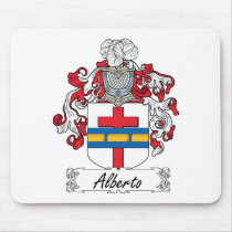 Alberto Family Crest Mouse Mat