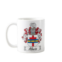 Alberto Family Crest Coffee Mug