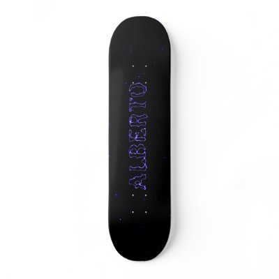 alberto lightning star laser custom skateboard dec by mantisgraffix