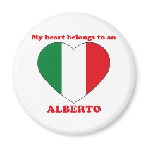 Alberto Refrigerator Magnet