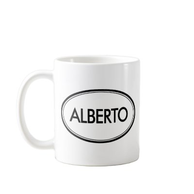 Alberto Coffee Mugs by Name_Gear