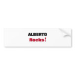 Alberto Rocks bumper stickers