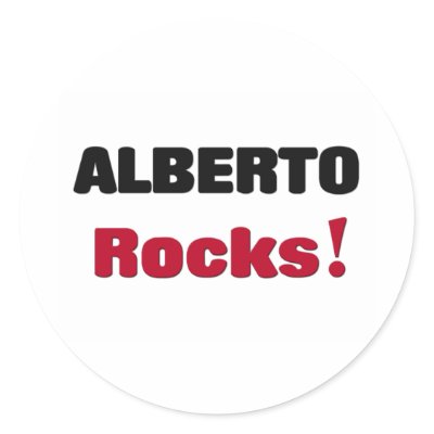 Alberto Rocks by nameshirt