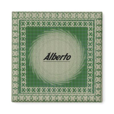 Alberto Square Magnet by nameframe2