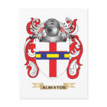 Albertos Coat of Arms (Family Crest) postcards