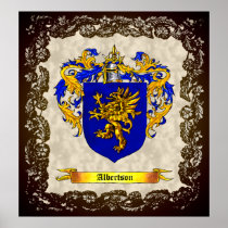 Albertson Shield / Coat of Arms Poster