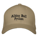Albino Ball Python Basic Flexfit Wool Cap Embroidered Baseball Cap