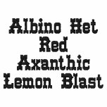 Albino Het Red Axanthic Lemon Blast Embroidered Shirt
