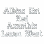 Albino Het Red Axanthic Lemon Blast Embroidered Hooded Sweatshirt