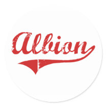 Albion Nebraska Classic Design Stickers